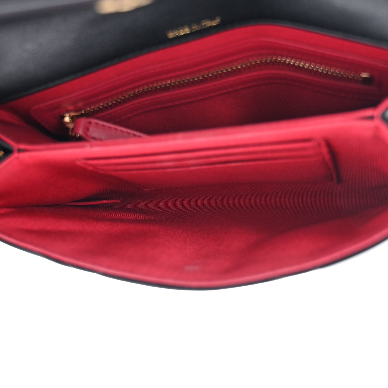 Chanel Lambskin Quilted Chanel 19 Flap Clutch Black 5 of 14