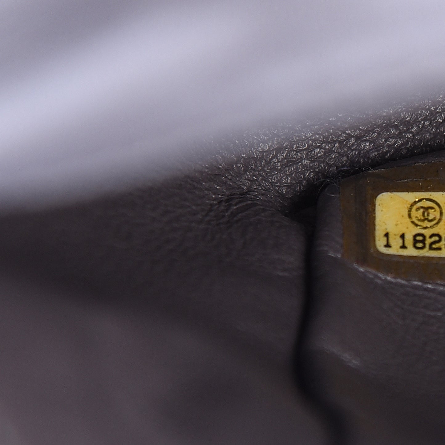 Lambskin Quilted Medium Double Flap Bijoux Chain Grey