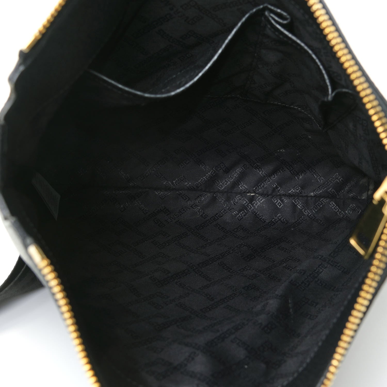 Versace Grained Calfskin Medusa Messenger Bag Black 7 of 16