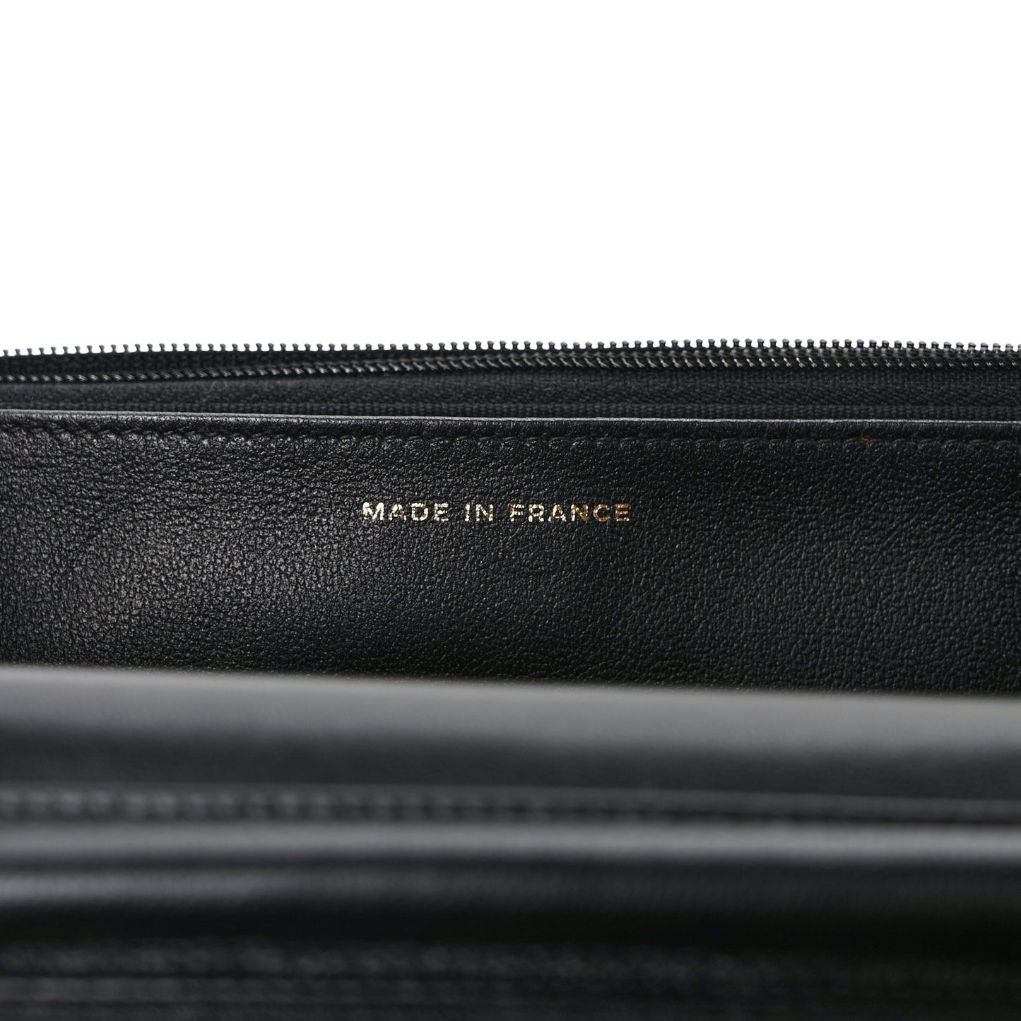 Lambskin Quilted Enamel Coco Casino Wallet On Chain WOC Black