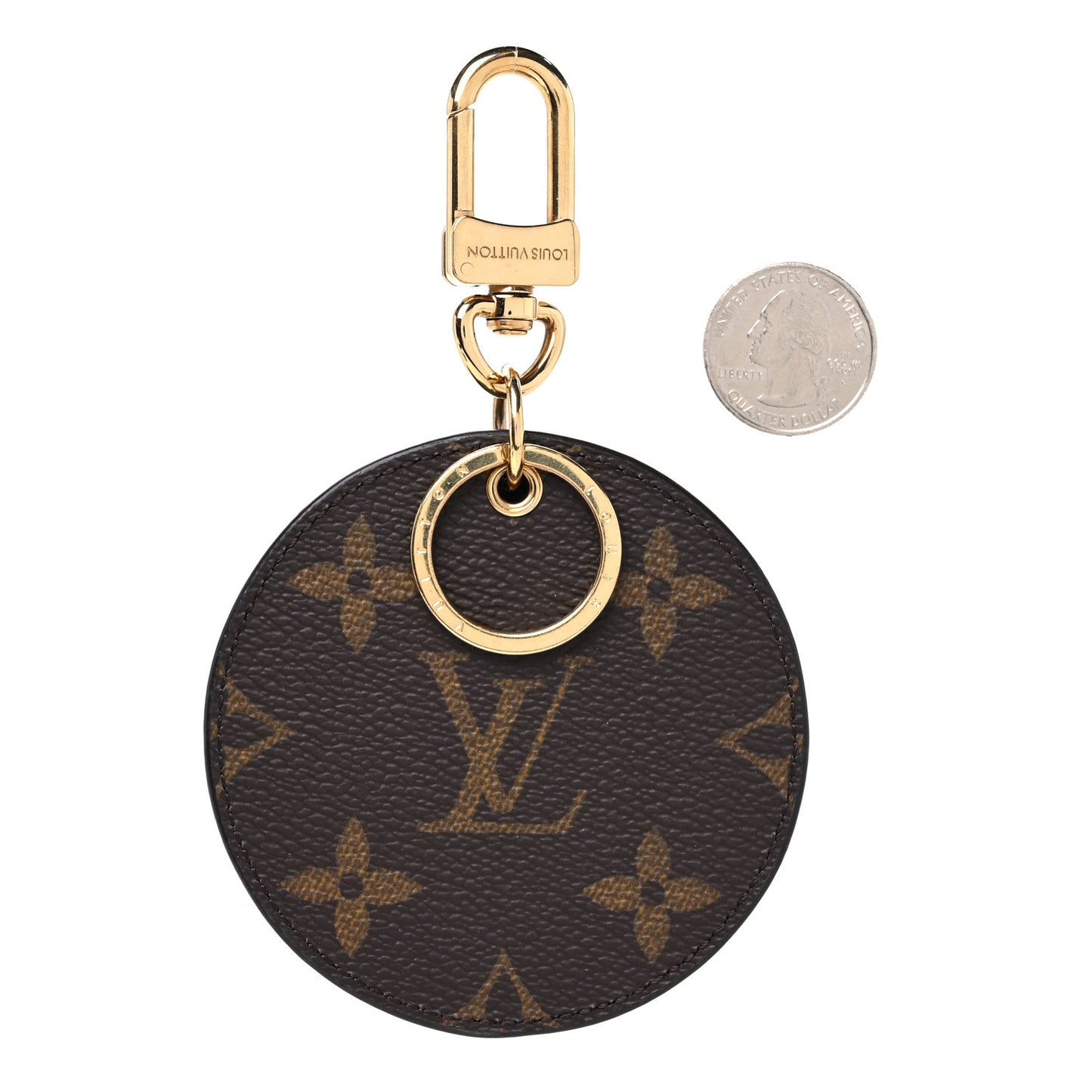 Monogram Reverse Key Holder Bag Charm