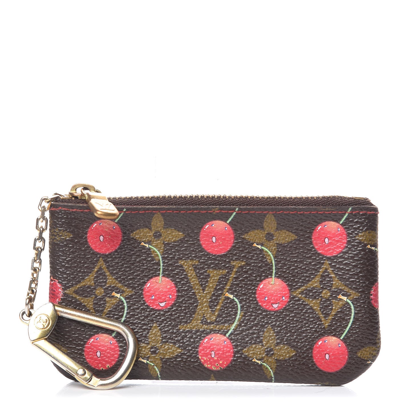 Monogram Cerises Key Pouch
