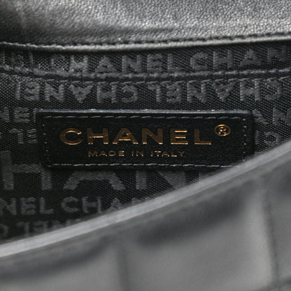 Chanel Lambskin Quilted Mini Chocolate Bar Camellia Flap Black 6 of 12