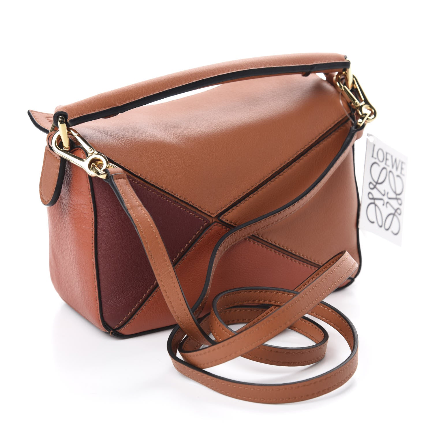 Loewe Calfskin Mini Puzzle Bag Spice Orange Pumpkin 3 of 10