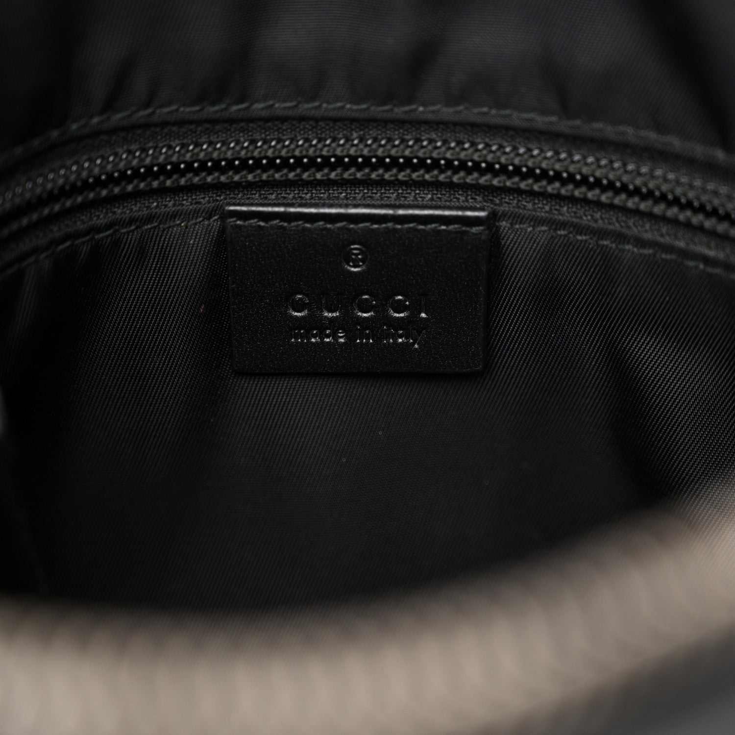 Gucci GG Supreme Monogram Web Messenger Bag Black 6 of 11