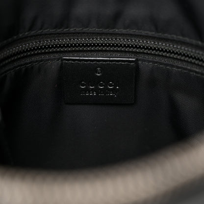 Gucci GG Supreme Monogram Web Messenger Bag Black 6 of 11
