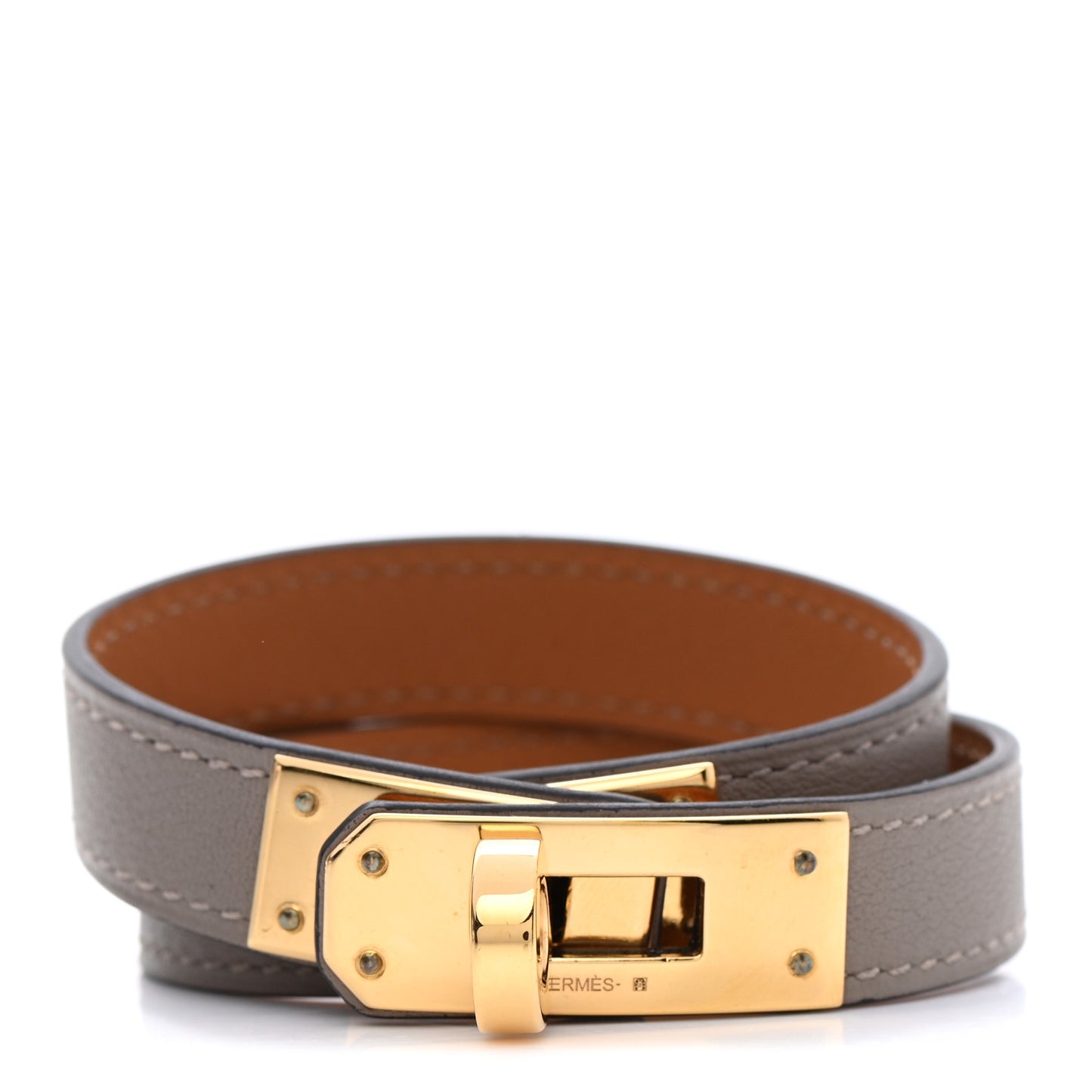 Swift Kelly Double Tour Bracelet T2 Etain
