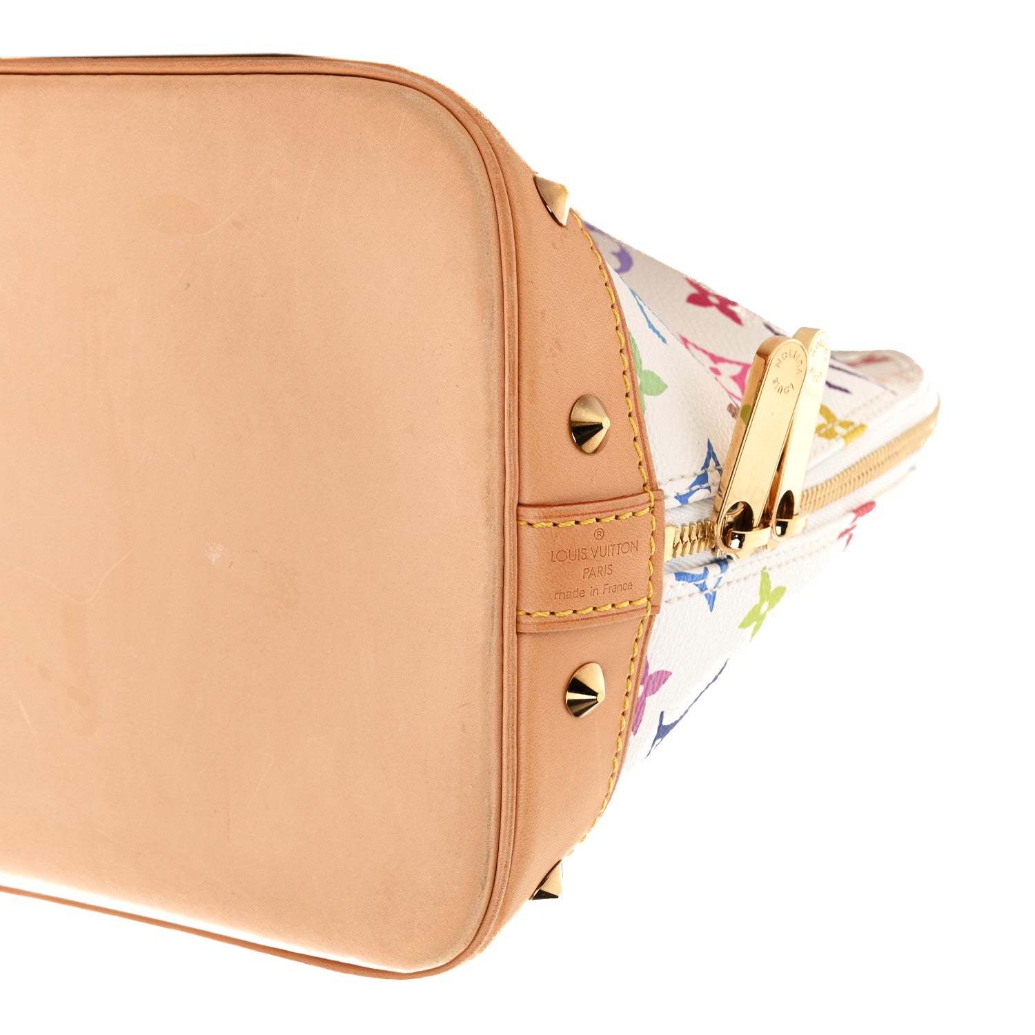 Louis Vuitton Monogram Multicolor Alma White 8 of 10