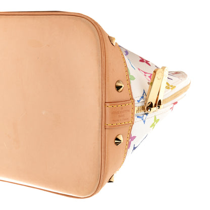 Louis Vuitton Monogram Multicolor Alma White 8 of 10