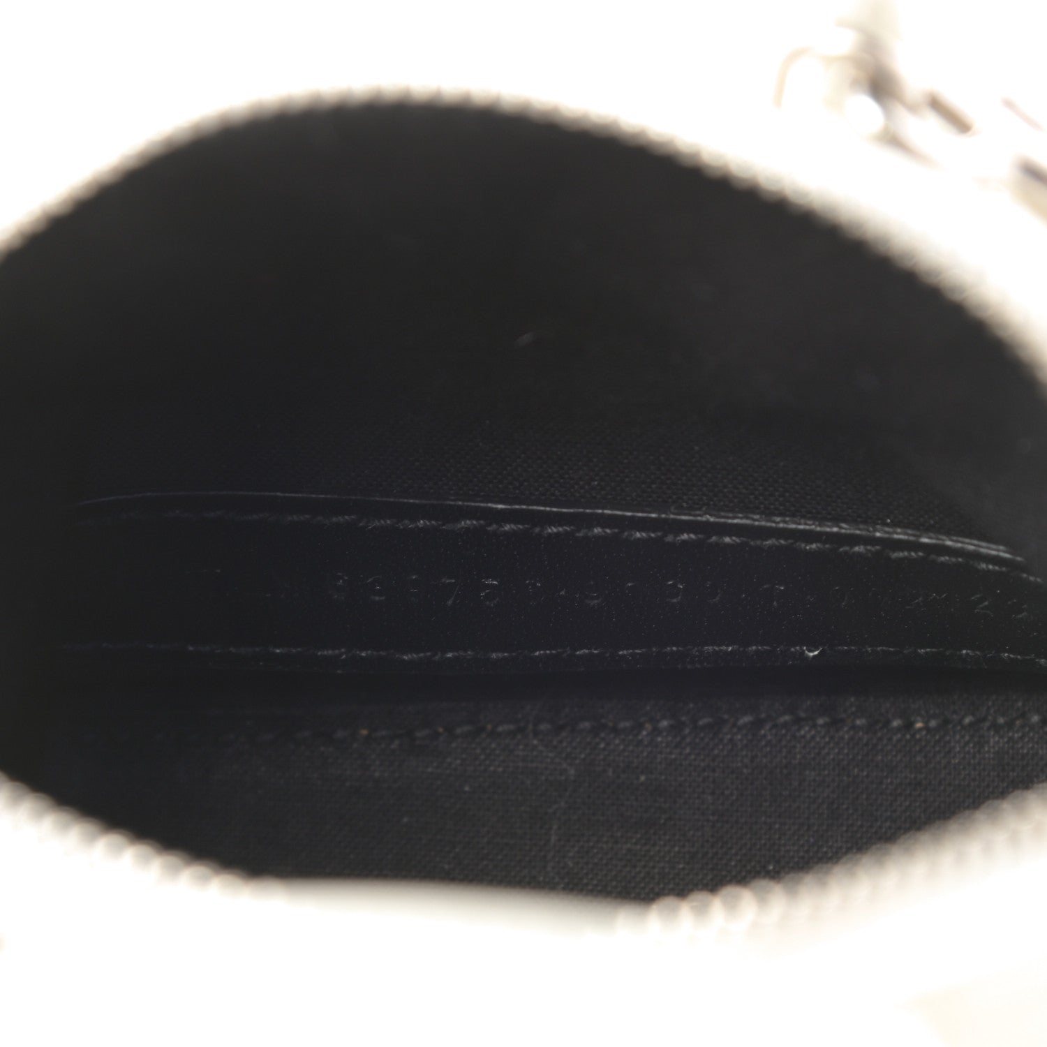 Balenciaga Grained Calfskin Logo Mini Ville Top Handle Bag White Black 7 of 10