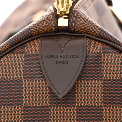 Louis Vuitton Damier Ebene Speedy 30 6 of 10