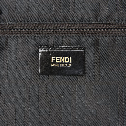 Fendi Nylon Zucca Medium Roll Tote Tobacco 5 of 11