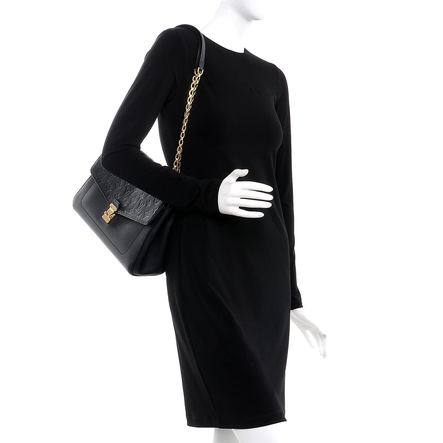 Louis Vuitton Empreinte Saint Germain MM Black 3 of 14