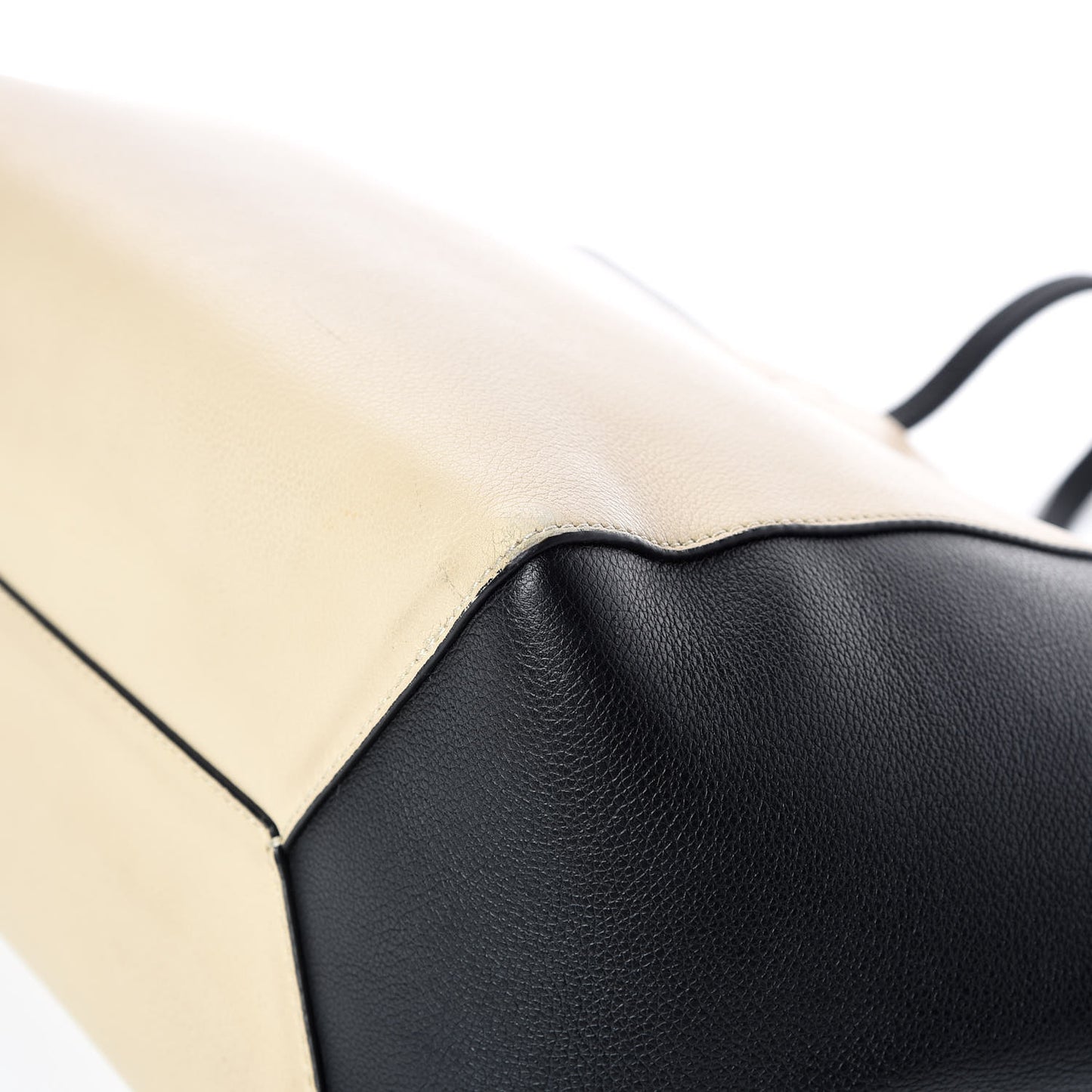 Calfskin Lockme Cabas Vanille Black
