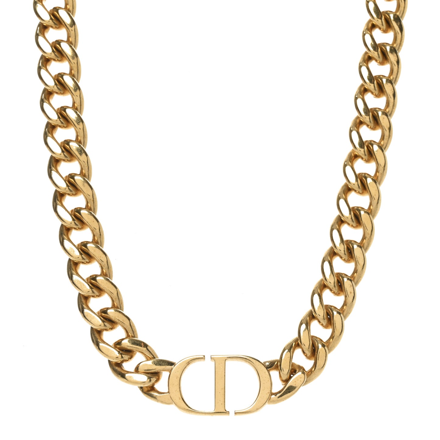 Metal Choker Necklace Gold
