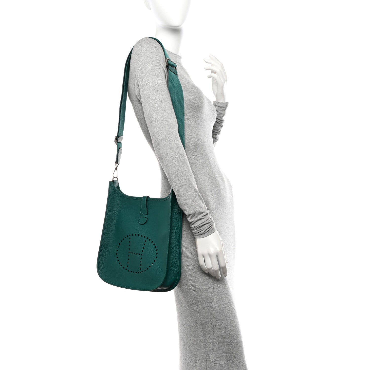 Hermes Epsom Evelyne III PM Malachite 2 of 10