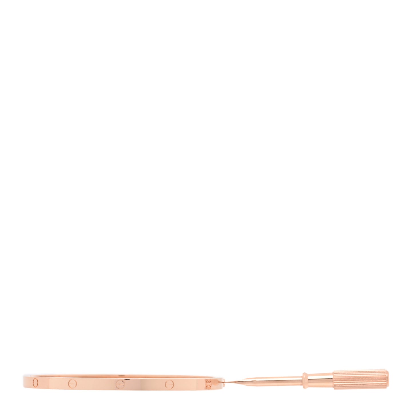 18K Pink Gold Small LOVE Bracelet 17