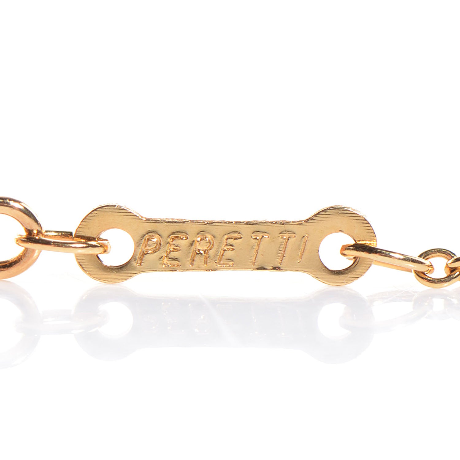 Tiffany 18K Yellow Gold Diamond .42ct Elsa Peretti Diamonds by the Yard Pendant Necklace 5 of 6