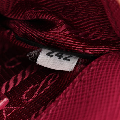 Prada Saffiano Lux Micro Galleria Double Zip Tote Fuxia 8 of 13