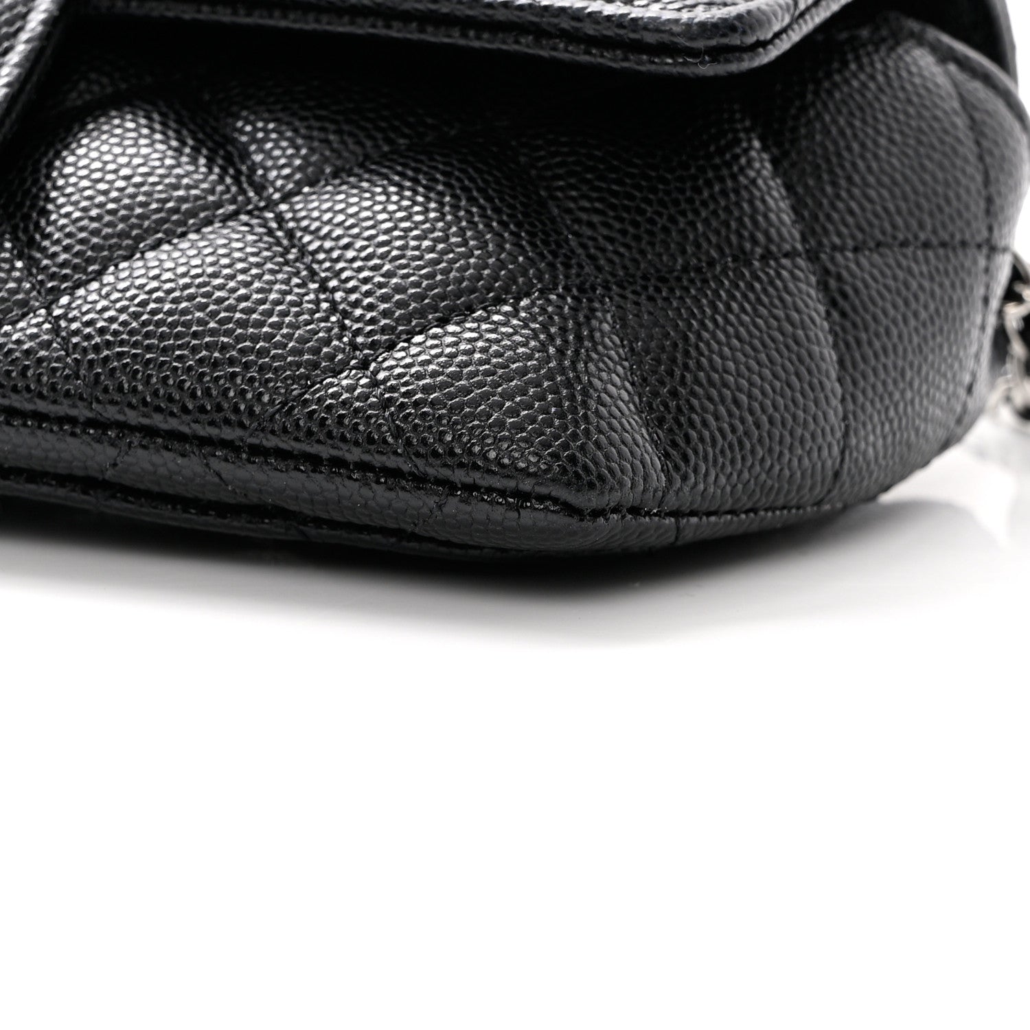 Chanel Caviar Quilted Glasses Case With Chain Black 11 of 12