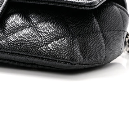 Chanel Caviar Quilted Glasses Case With Chain Black 11 of 12