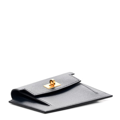 Hermes Epsom Kelly Pocket Compact Wallet Bleu Indigo 4 of 10