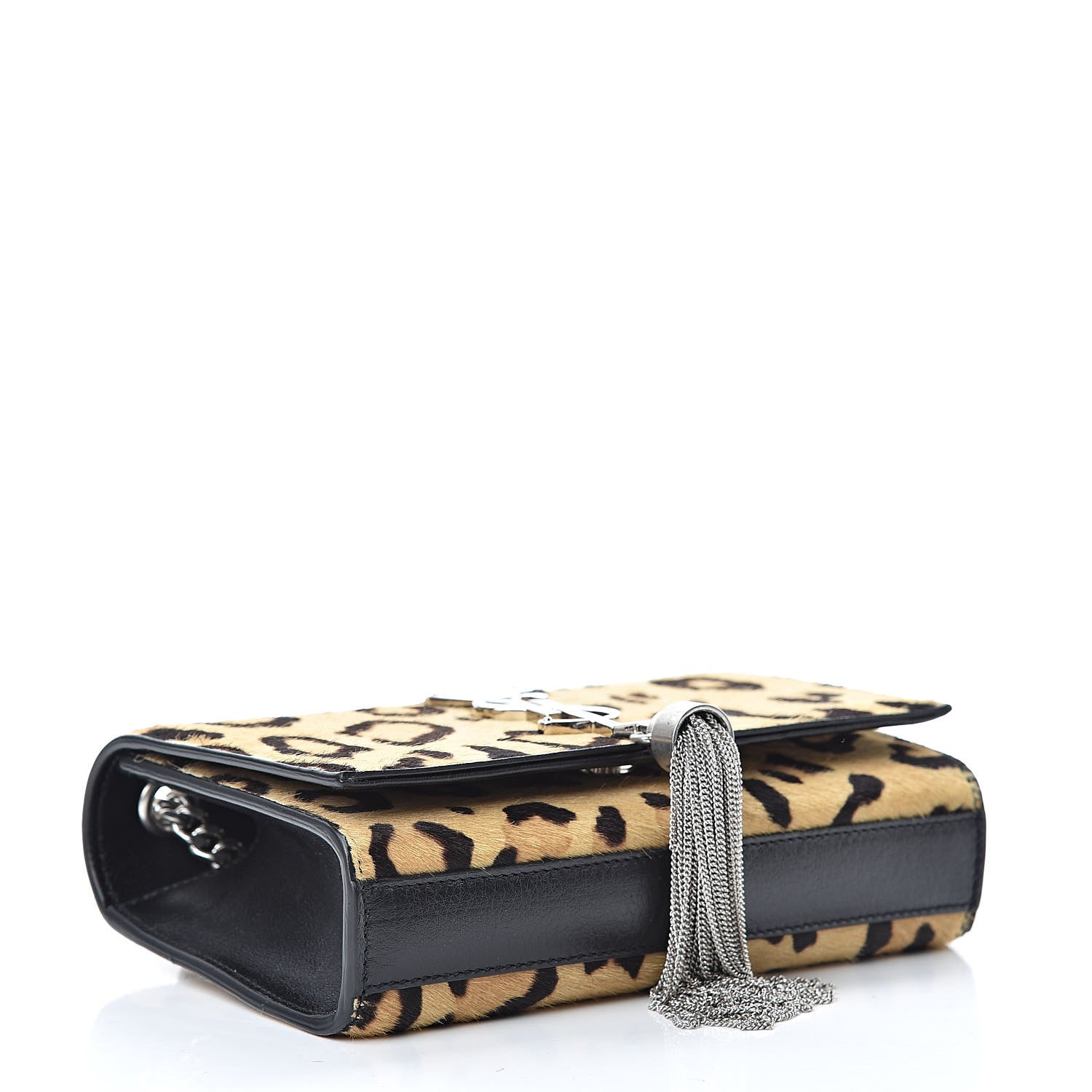 Saint Laurent Pony Hair Calfskin Small Classic Monogram Kate Tassel Satchel 4 of 12