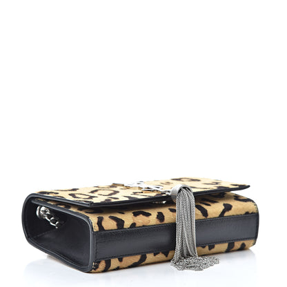 Saint Laurent Pony Hair Calfskin Small Classic Monogram Kate Tassel Satchel 4 of 12