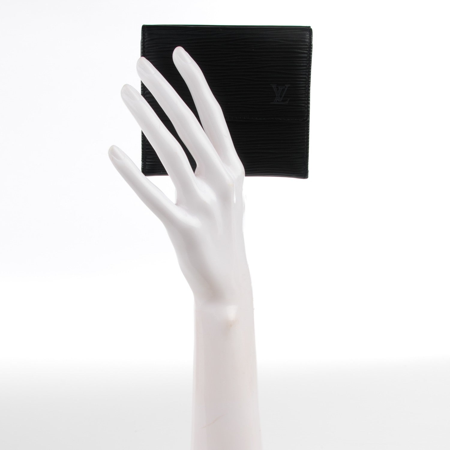 Louis Vuitton Epi Elise Wallet Black 2 of 7
