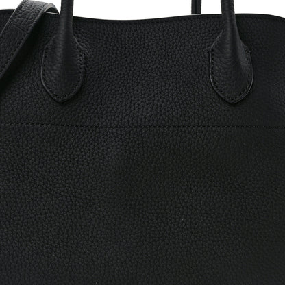 The Row Matte Grained Calfskin Soft Margaux 12 Black 7 of 10
