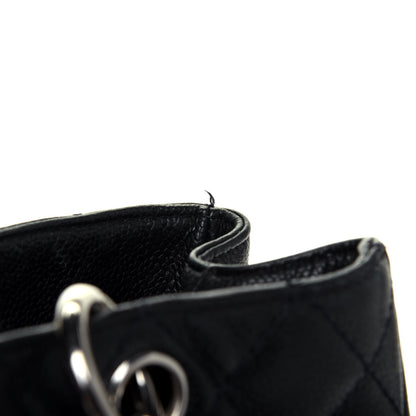 Chanel Caviar Quilted Grand Shopping Tote GST Navy Blue 13 of 25