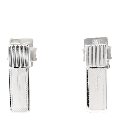 Gucci Sterling Silver Rectangle Stud Earrings 1 of 4