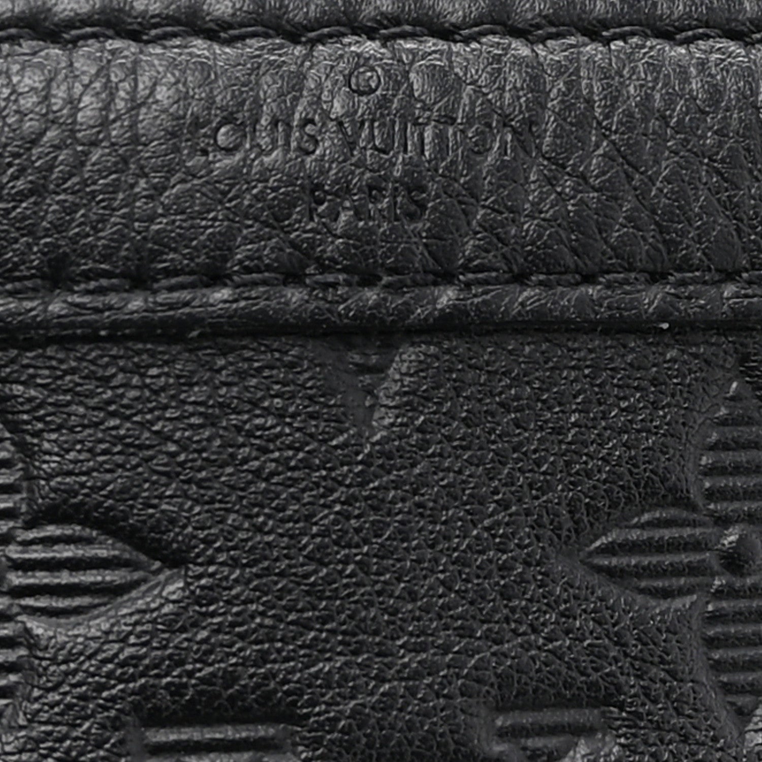 Louis Vuitton Calfskin Monogram Shadow Gaston Wearable Wallet 6 of 10