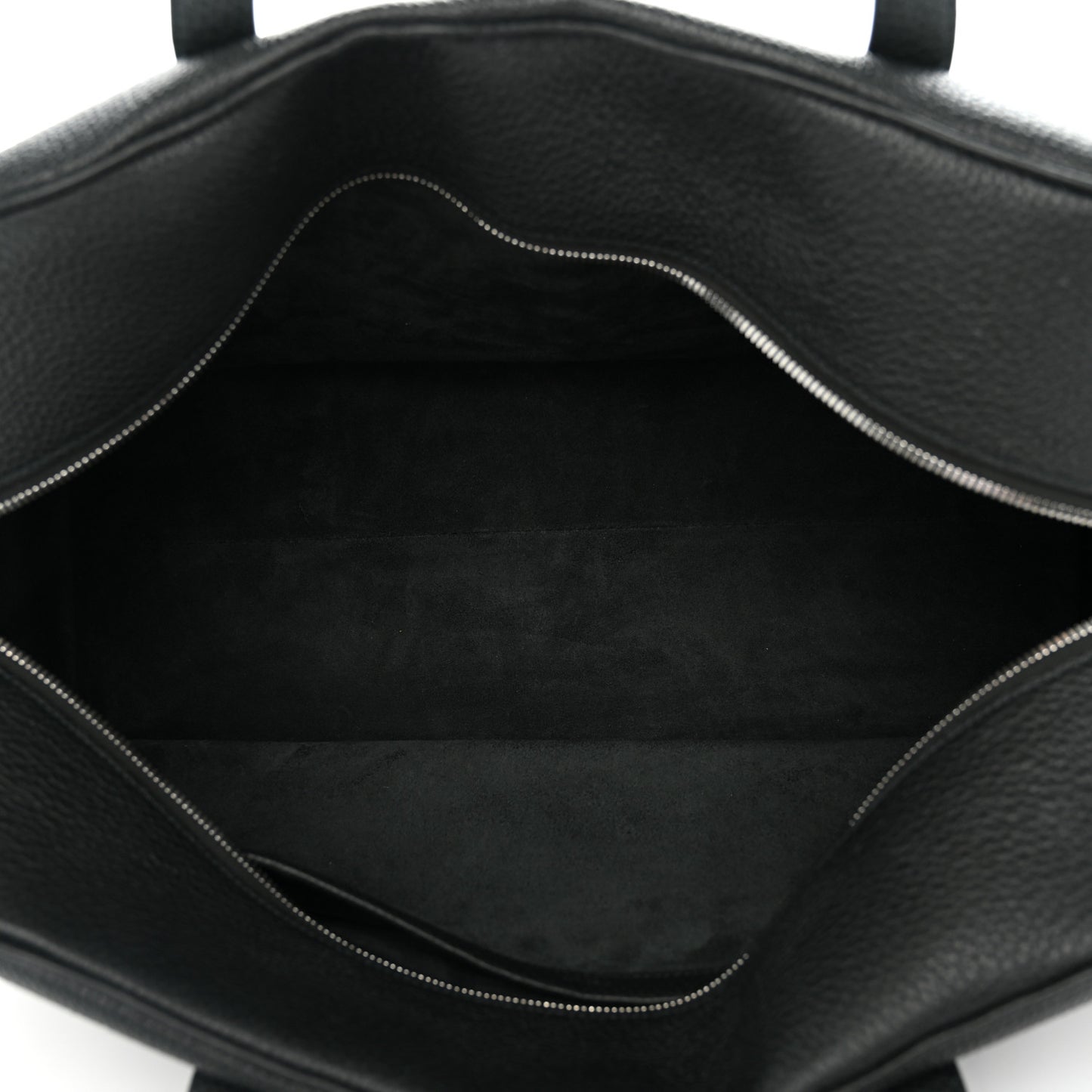 Grained Calfskin Duffle Bag Night Green