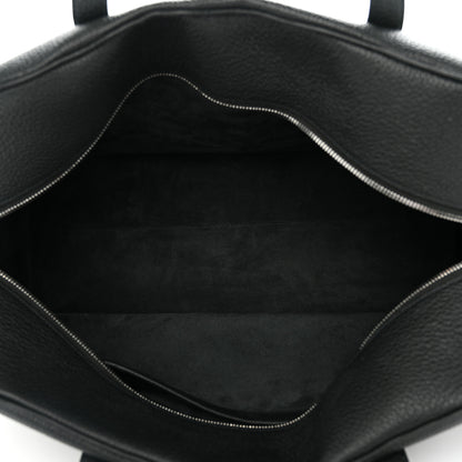 Celine Grained Calfskin Duffle Bag Night Green 5 of 9