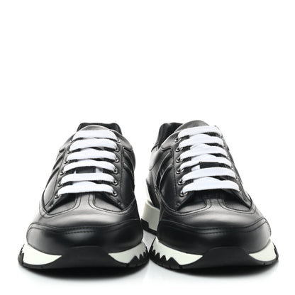 Hermes Calfskin Womens Trail Sneakers 40 Black 2 of 8