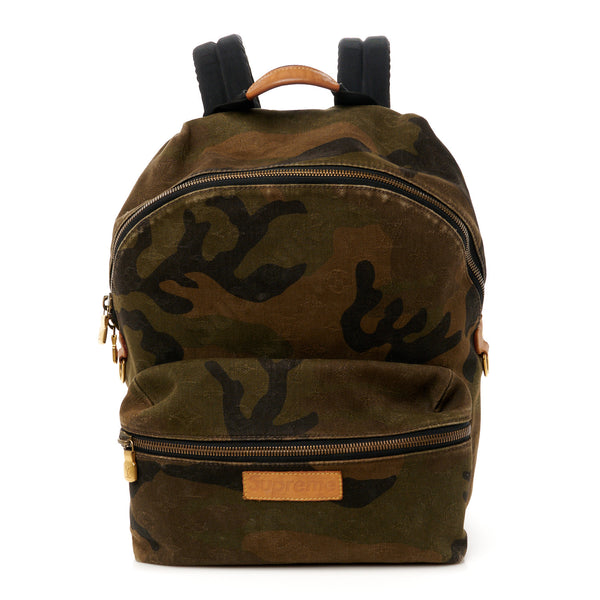 Louis Vuitton X SUPREME Canvas Camouflage Apollo Backpack 1622783