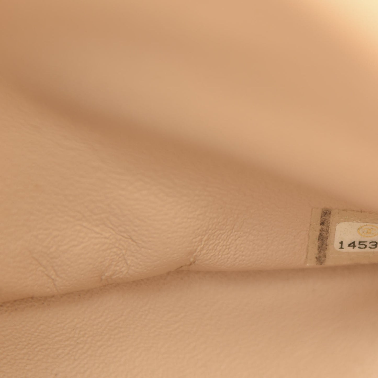 Lambskin Quilted Jumbo Double Flap Beige Clair