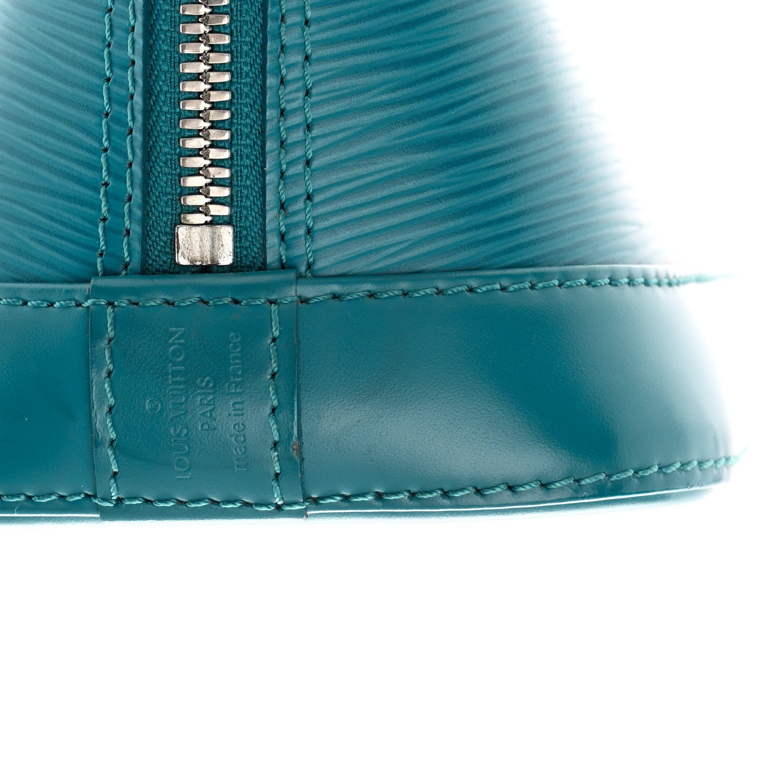 Louis Vuitton Epi Alma BB Cyan 13 of 15