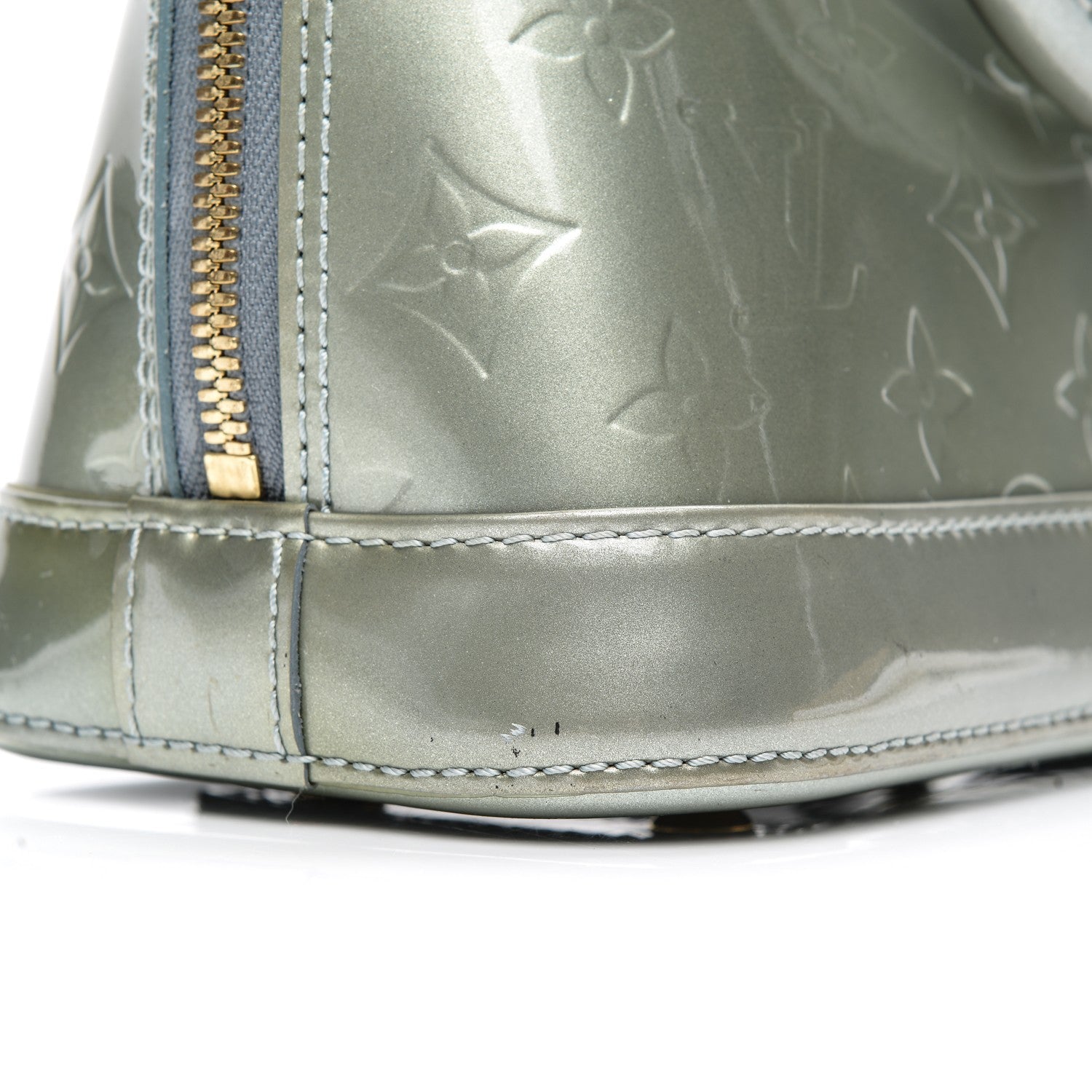 Louis Vuitton Vernis Alma BB Givre 7 of 8