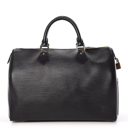 Louis Vuitton Epi Speedy 30 Black 1 of 15