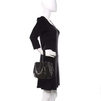 Alaia Lux Calfskin Vienne Rose-Marie 19 Bag Black 2 of 9