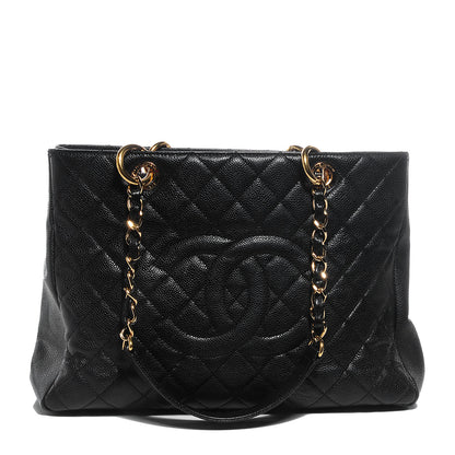 Chanel Caviar Grand Shopping Tote GST Black 1 of 7