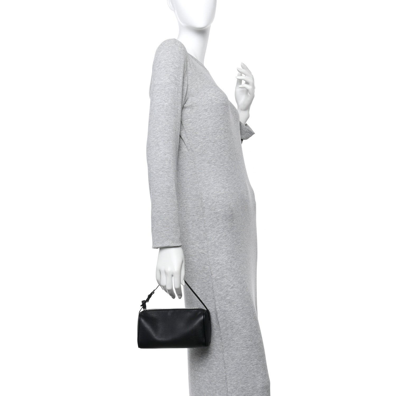 The Row Grained Calfskin 90's Bag Black 2 of 9