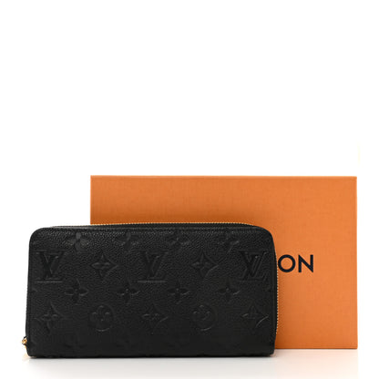 Louis Vuitton Empreinte Zippy Wallet Black 7 of 7