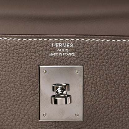Hermes Togo Kelly Retourne 28 Etoupe 7 of 11