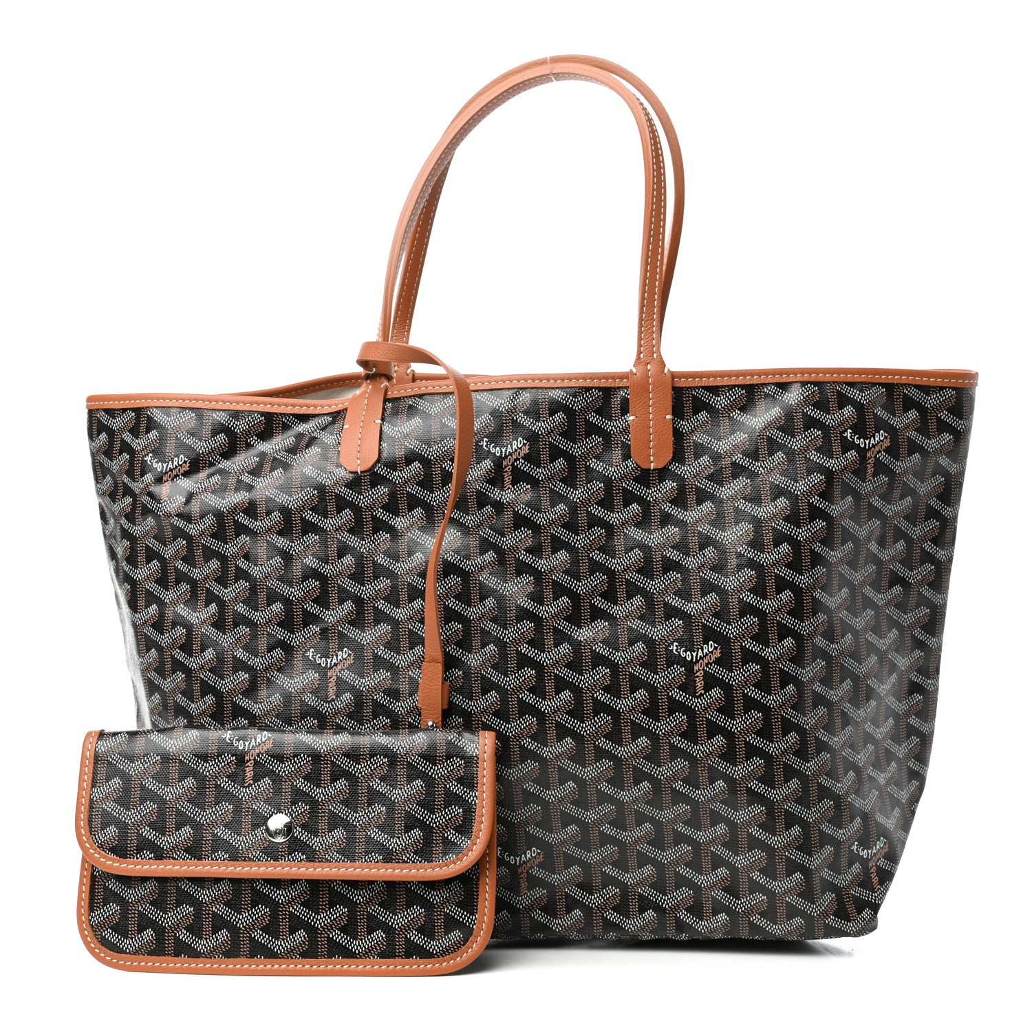 Goyard Goyardine Saint Louis PM Black Gold 1 of 9