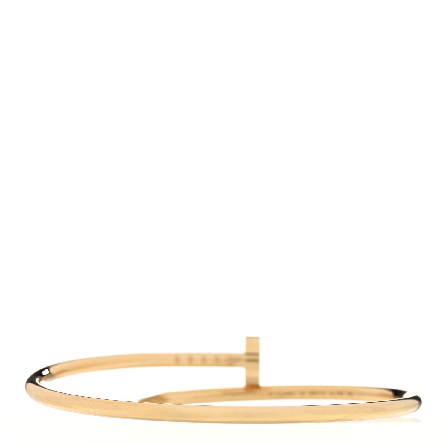 Cartier 18K Yellow Gold Small Juste Un Clou Bracelet 15 2 of 4