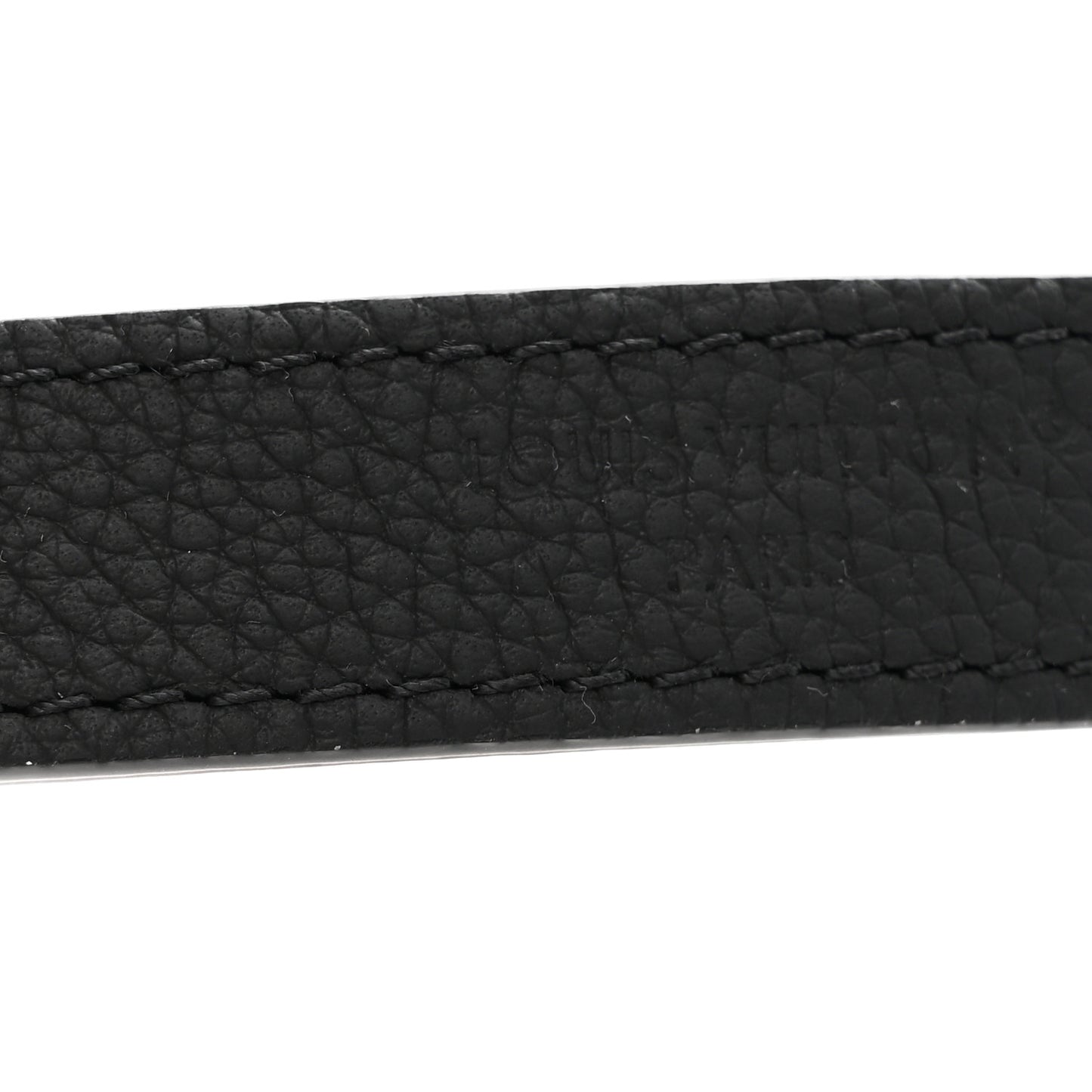 Calfskin Monogram Shoulder Strap Black
