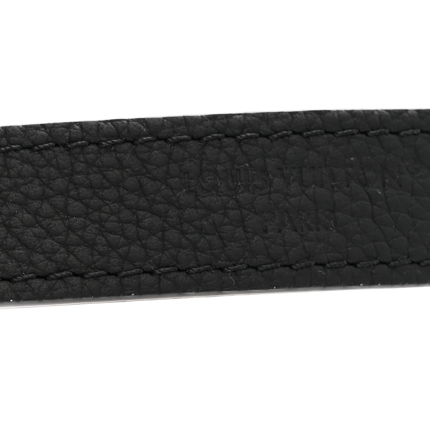 Louis Vuitton Calfskin Monogram Shoulder Strap Black 3 of 3